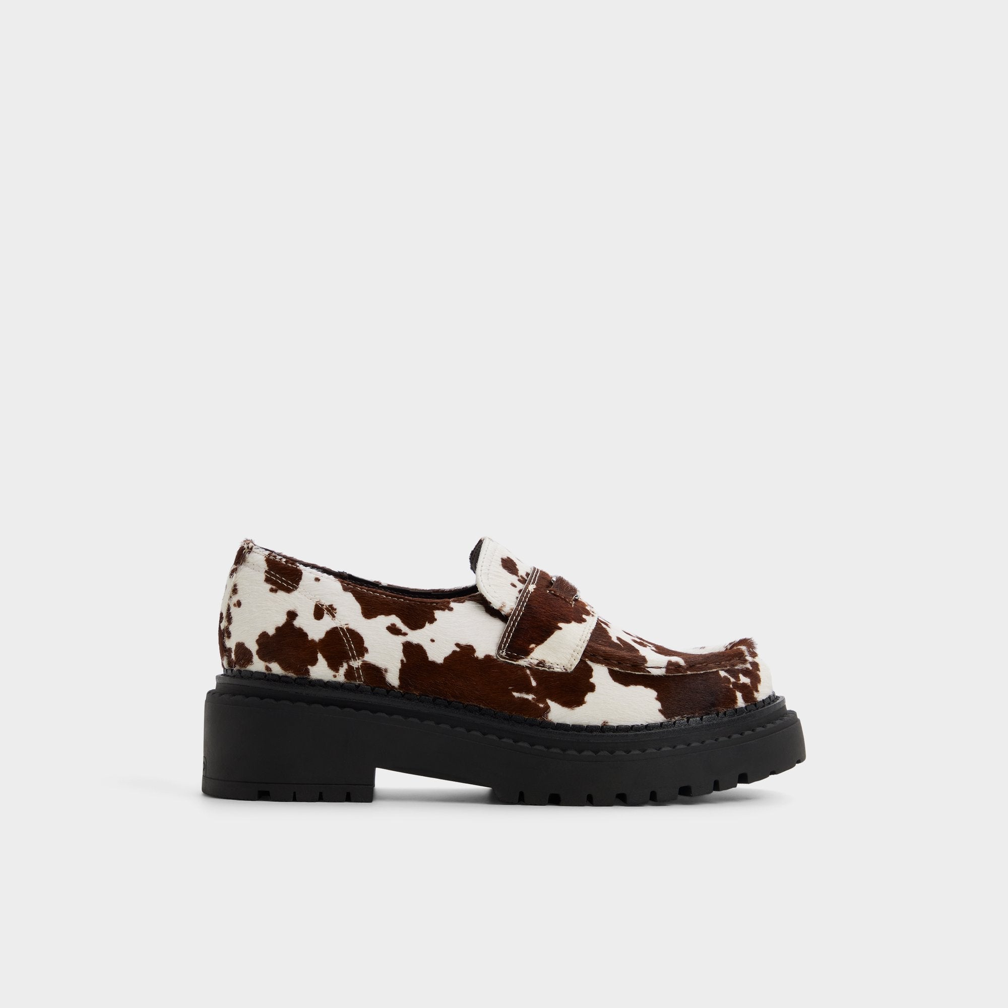 Aldo Miravelle in Open Brown - Loafer, Lug sole Women