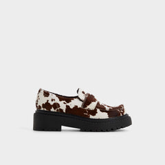 Aldo Miravelle in Open Brown - Loafer, Lug sole Women