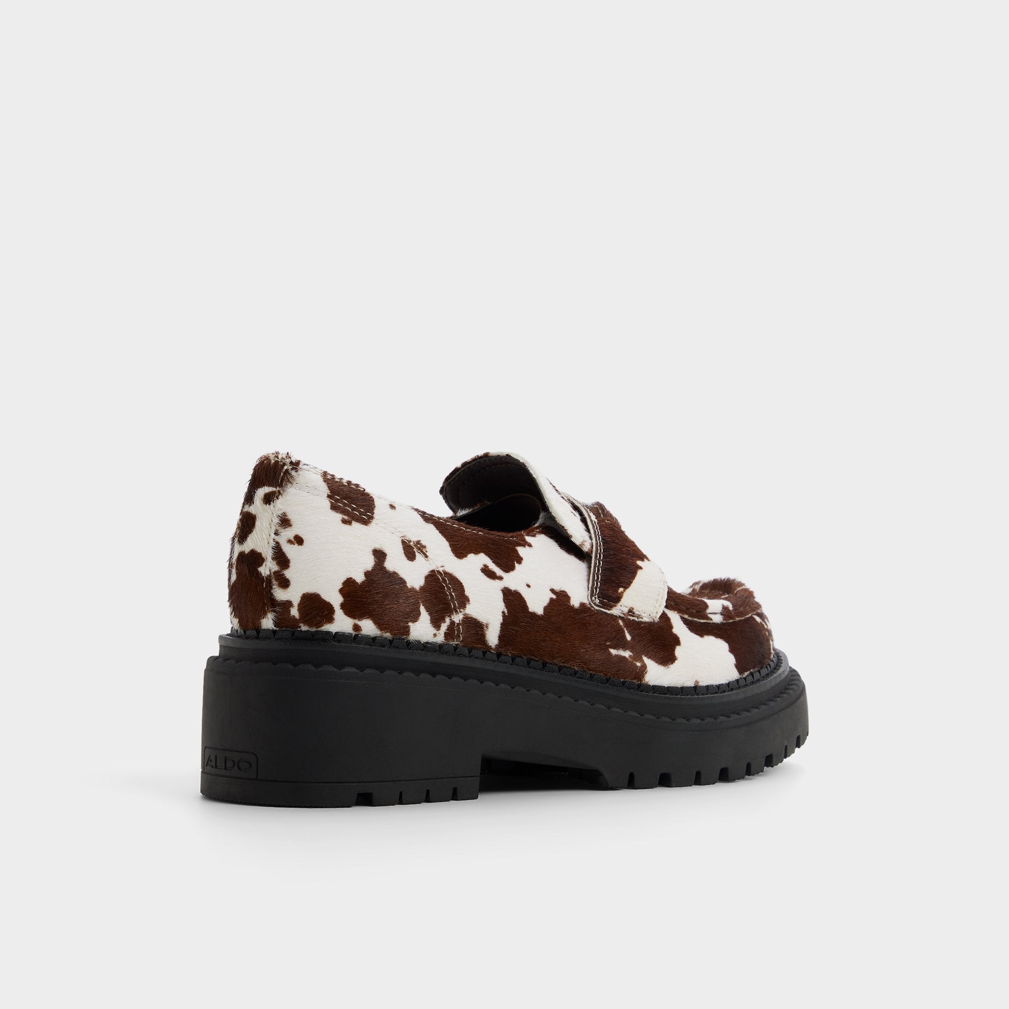 Aldo Miravelle in Open Brown - Loafer, Lug sole Women