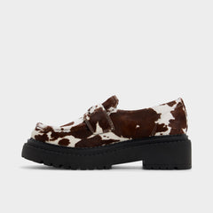 Aldo Miravelle in Open Brown - Loafer, Lug sole Women