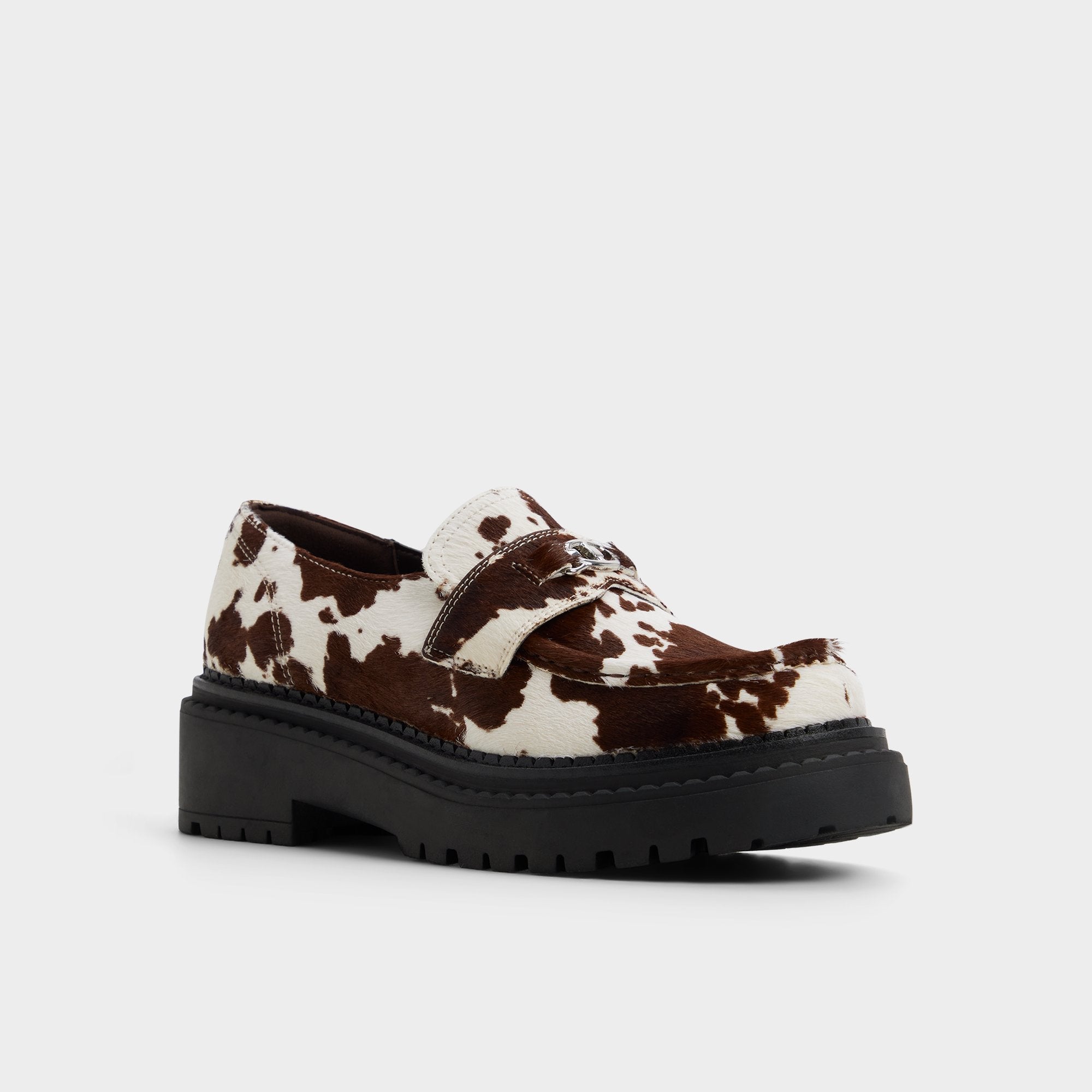 Aldo Miravelle in Open Brown - Loafer, Lug sole Women