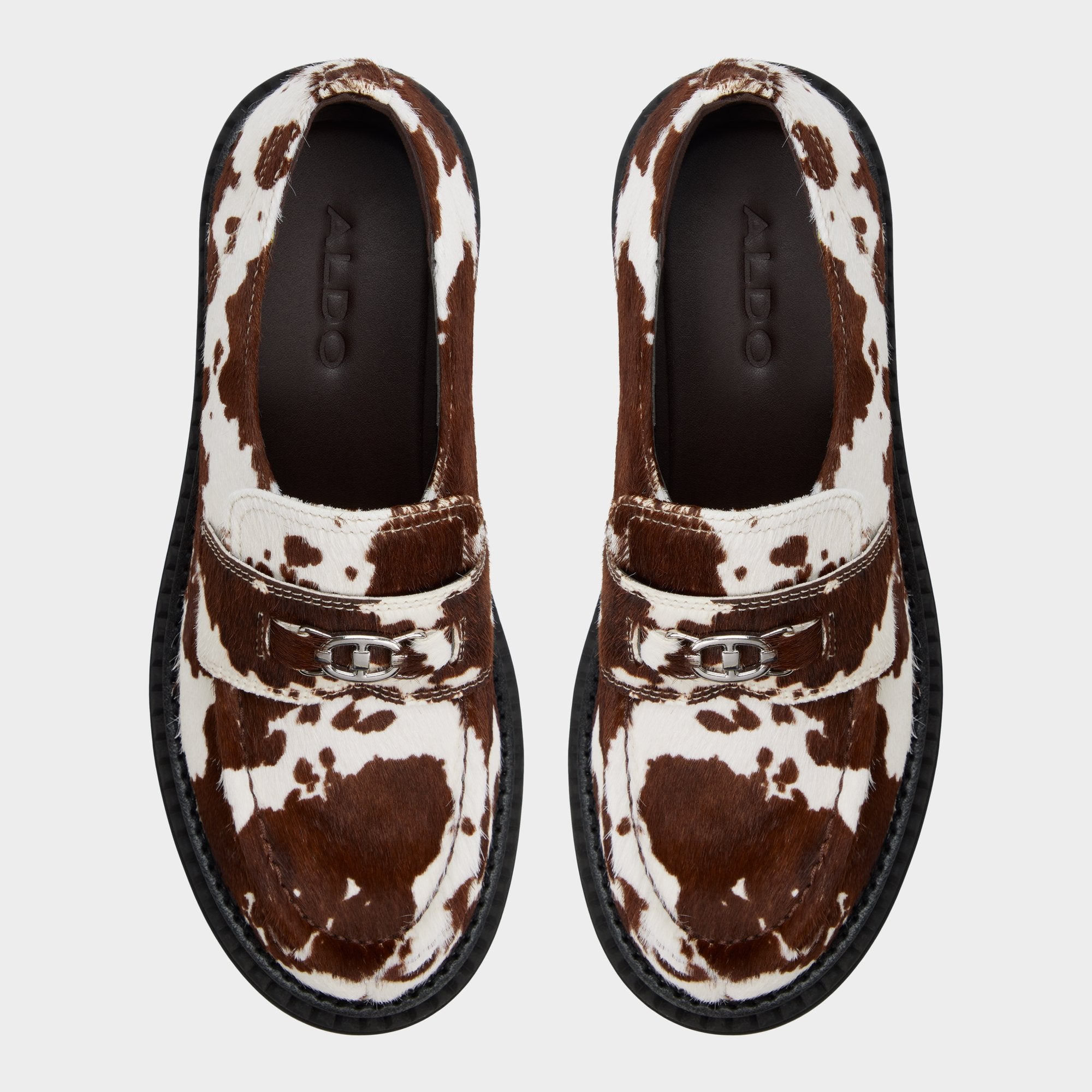 Aldo Miravelle in Open Brown - Loafer, Lug sole Women
