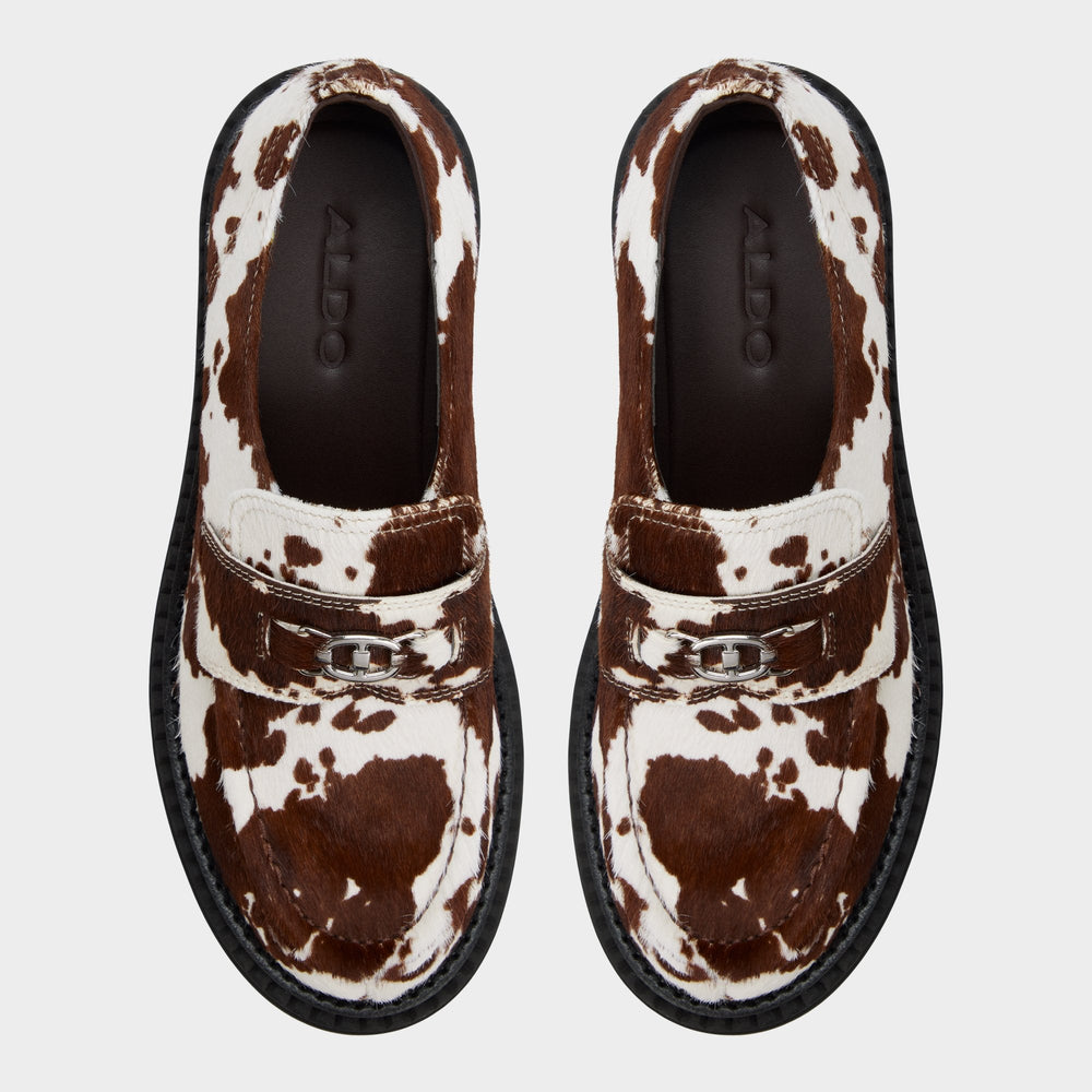 Aldo Miravelle in Open Brown - Loafer, Lug sole Women