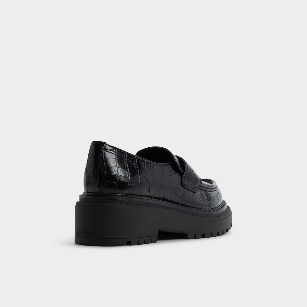 Aldo Miravelle in Black - Loafer, Lug sole Women