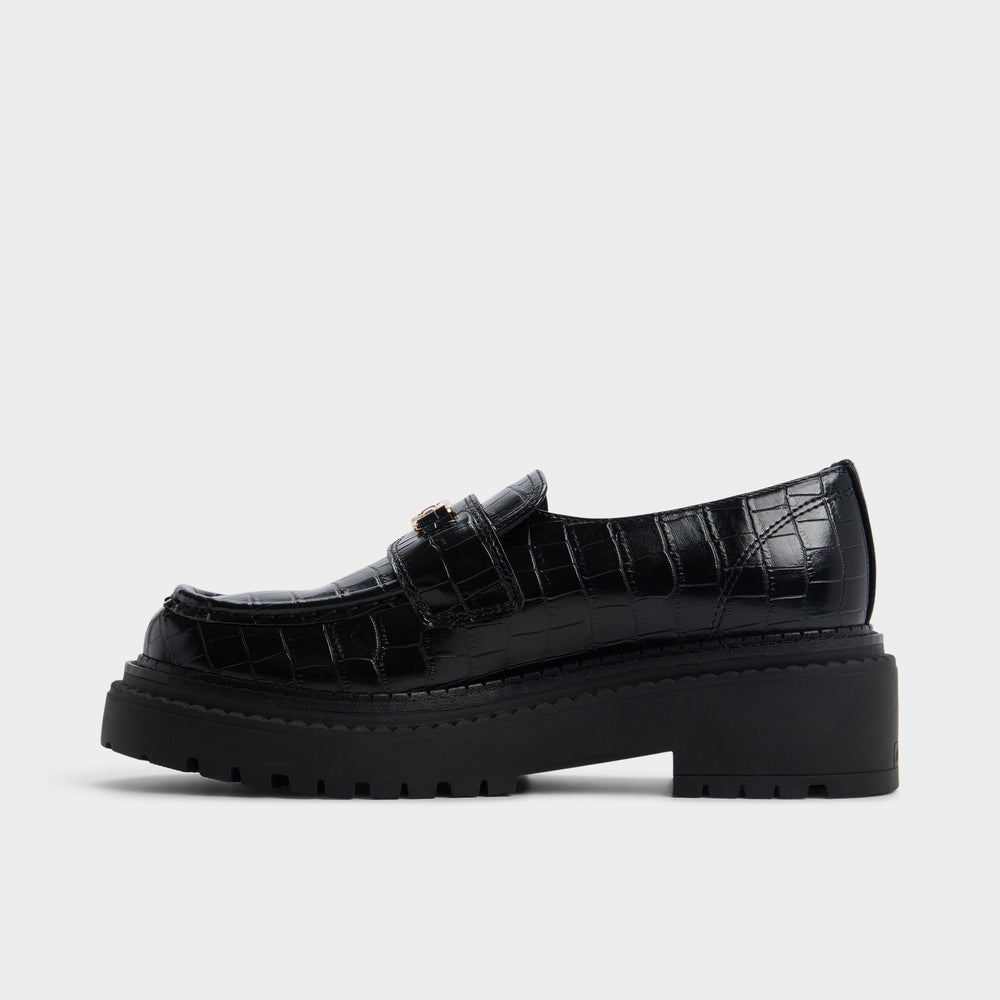 Aldo Miravelle in Black - Loafer, Lug sole Women