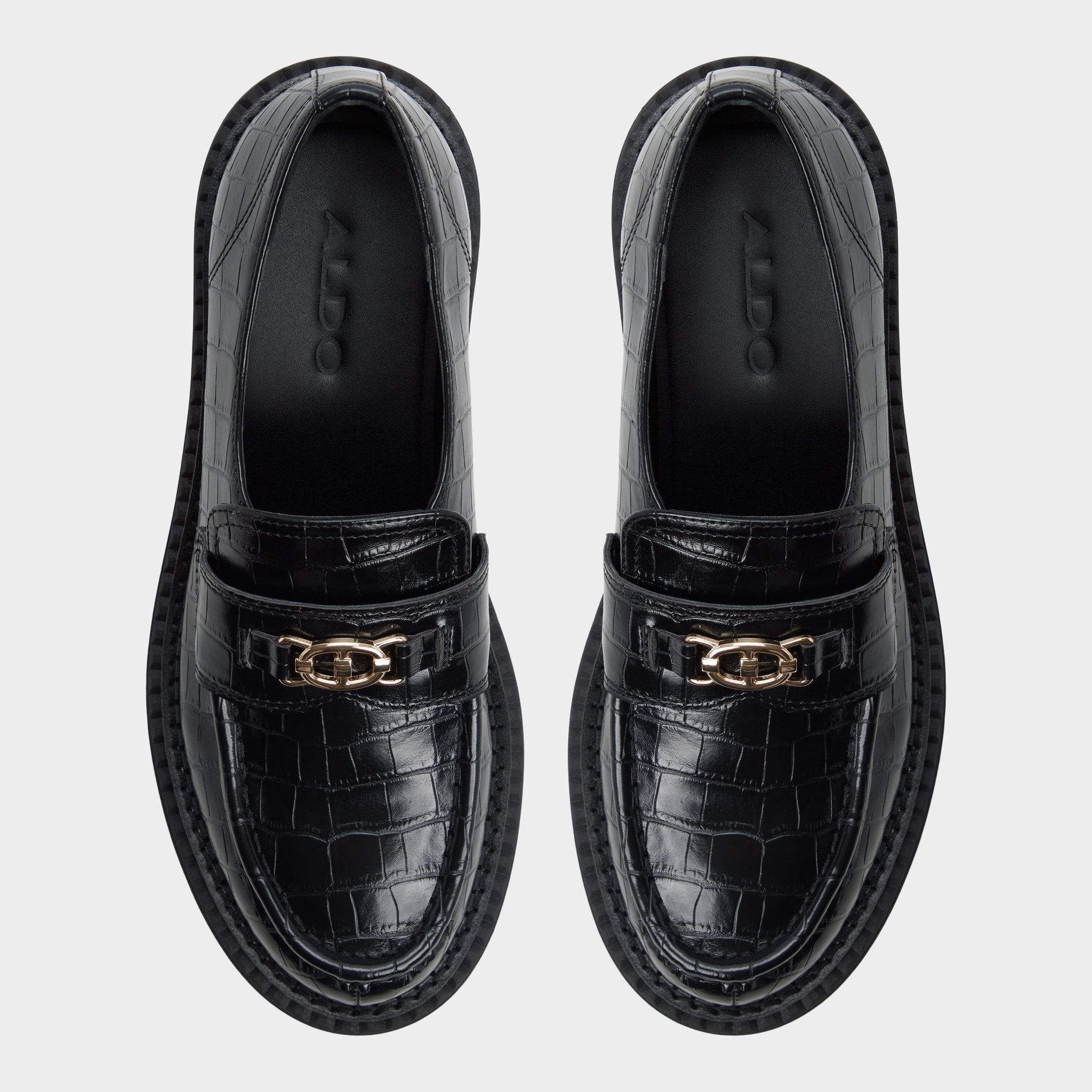 Aldo Miravelle in Black - Loafer, Lug sole Women
