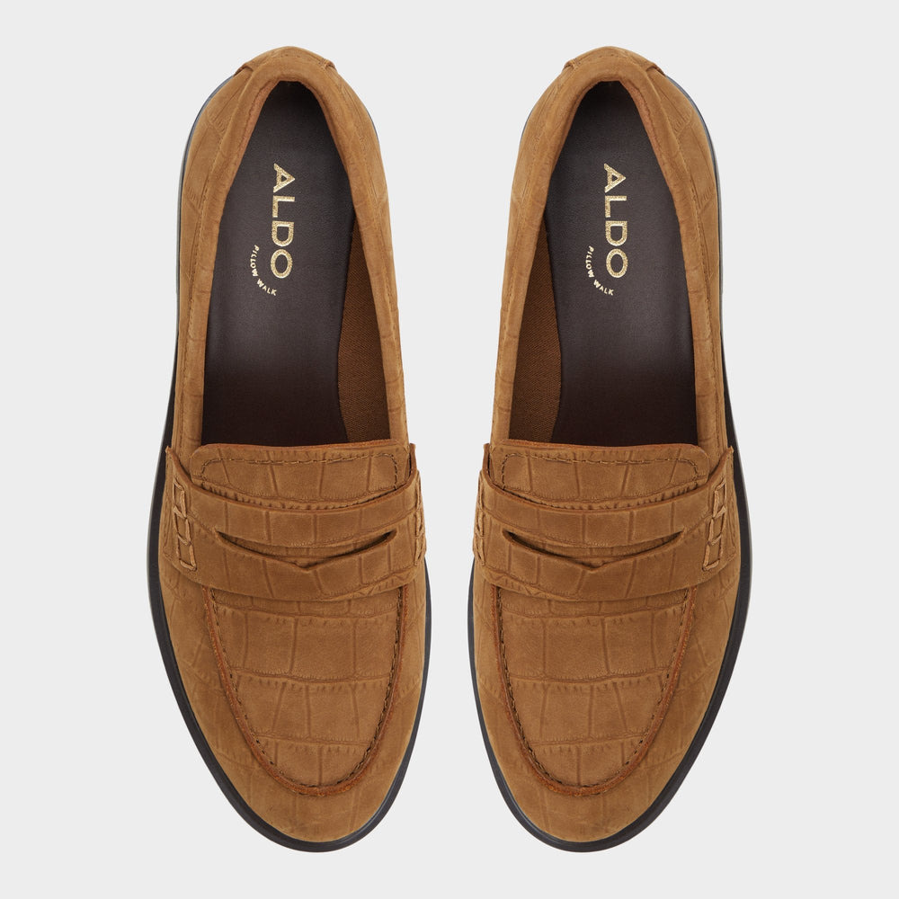 Aldo Lededanten Dark Brown Women's Loafers & Oxfords - Loafer, Block heel Women