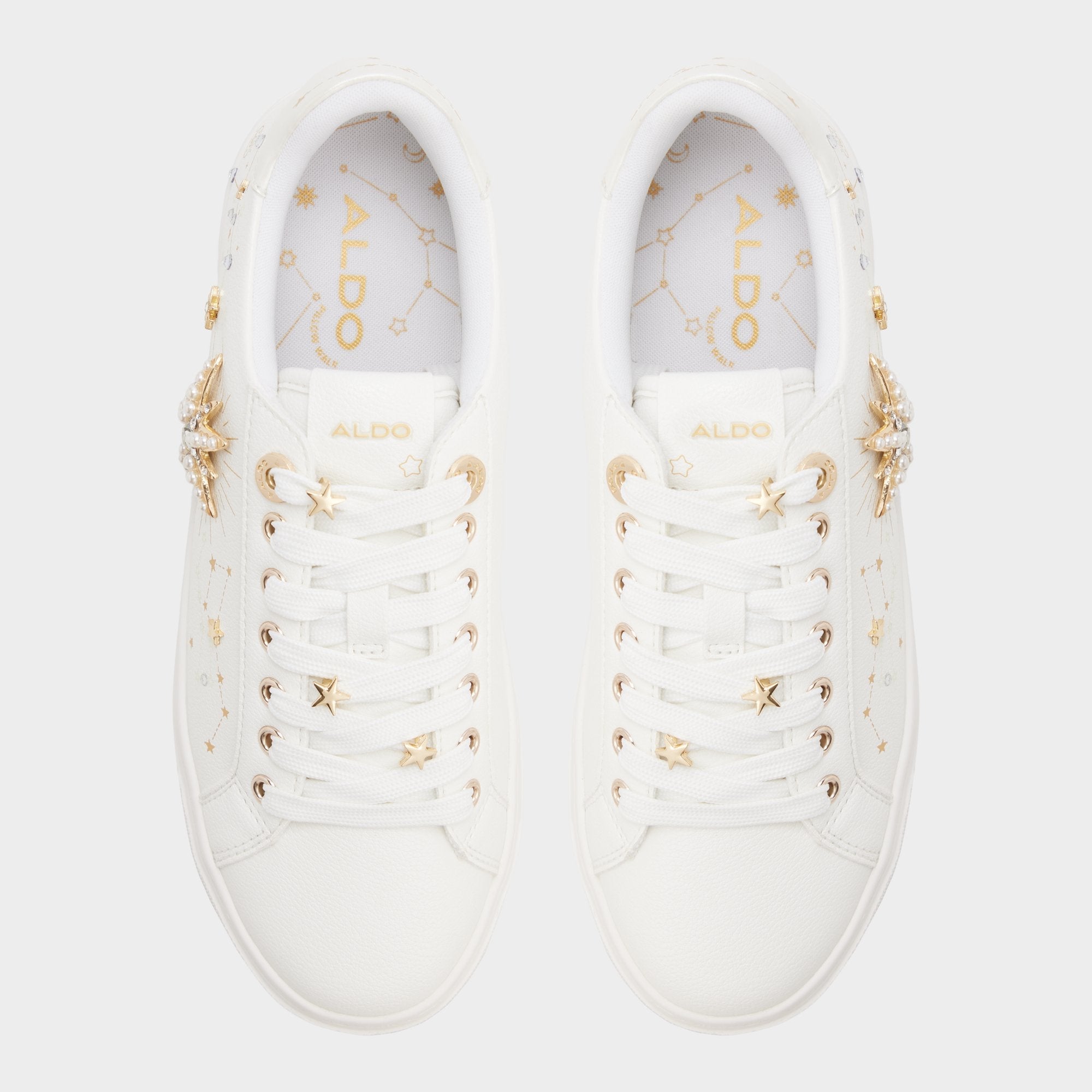 Aldo Starbright in White - Sneaker, Cup sole Women|New