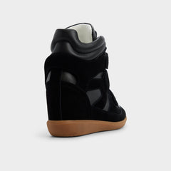 Aldo Bellissamo in Black - Wedge sneaker, Wedge heel Women