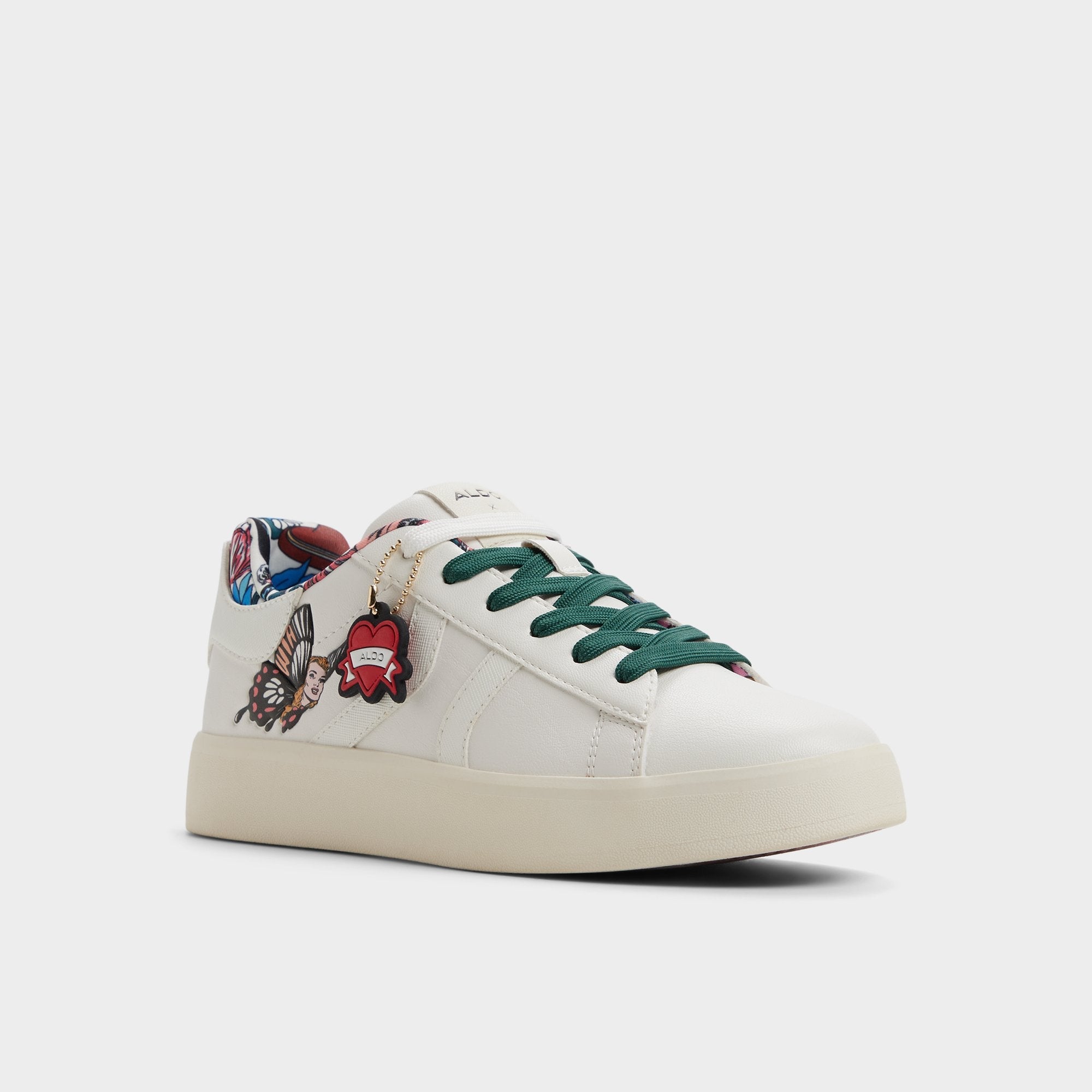Aldo Whatisadam in White Multi - Women's low top sneaker, Cup sole Women