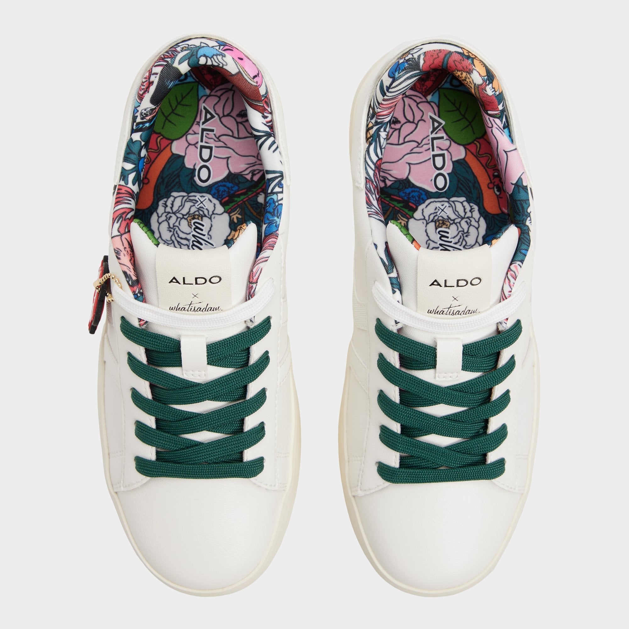 Aldo Whatisadam in White Multi - Women's low top sneaker, Cup sole Women