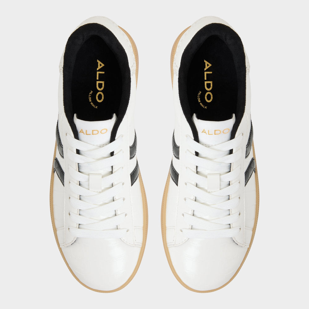Aldo Chicsneaker2 White/Black Women's Low top sneakers - Sneaker, Cup sole Women|Bags