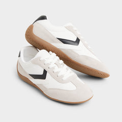 Aldo Coolchic White/Grey Women's Low top sneakers - Jogger sneaker Women