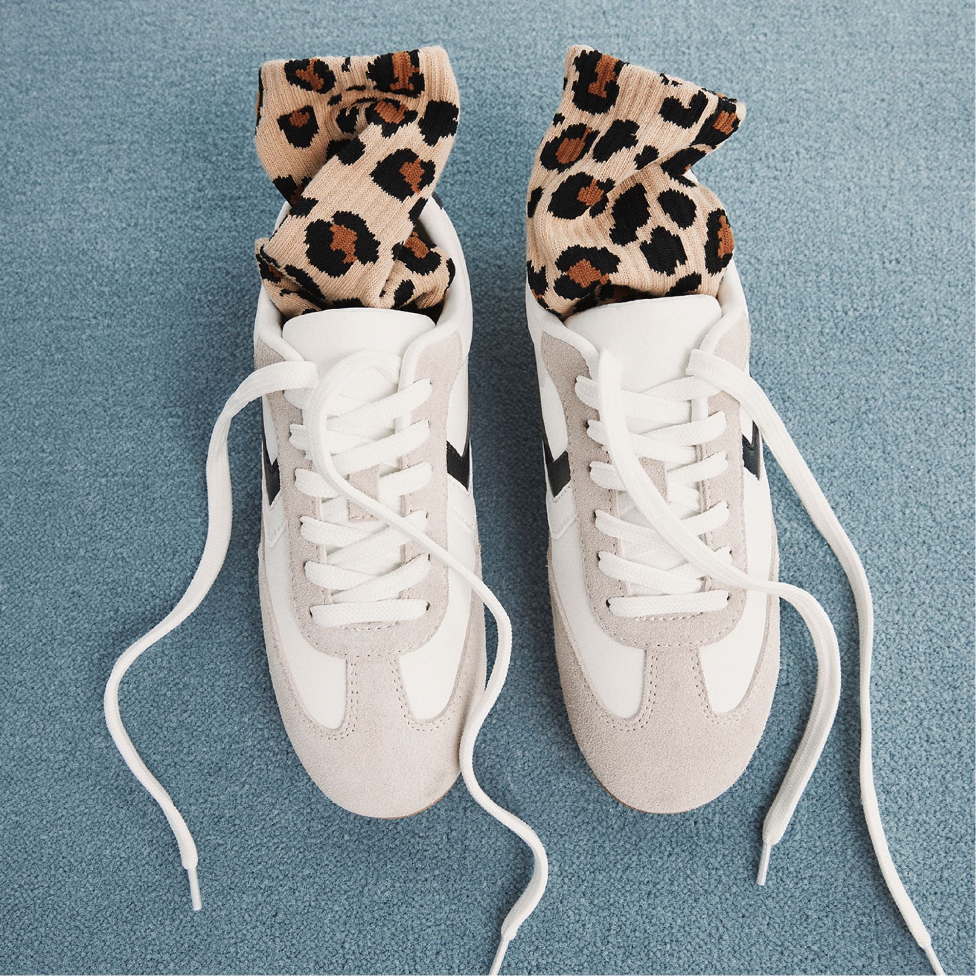 Aldo Coolchic White/Grey Women's Low top sneakers - Jogger sneaker Women