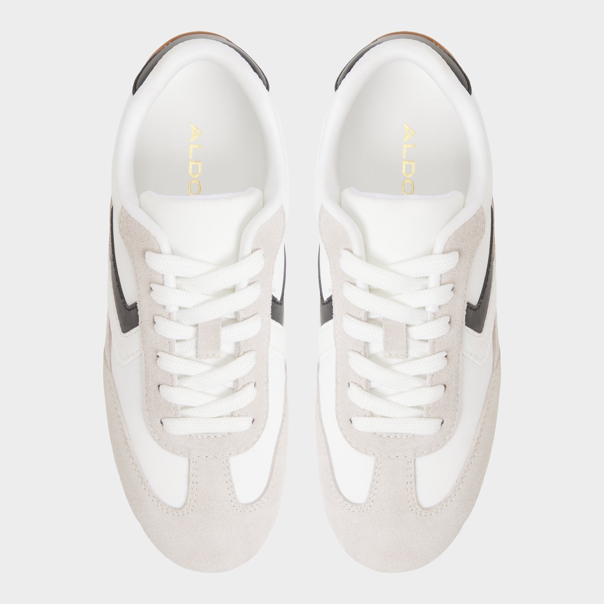 Aldo Coolchic White/Grey Women's Low top sneakers - Jogger sneaker Women