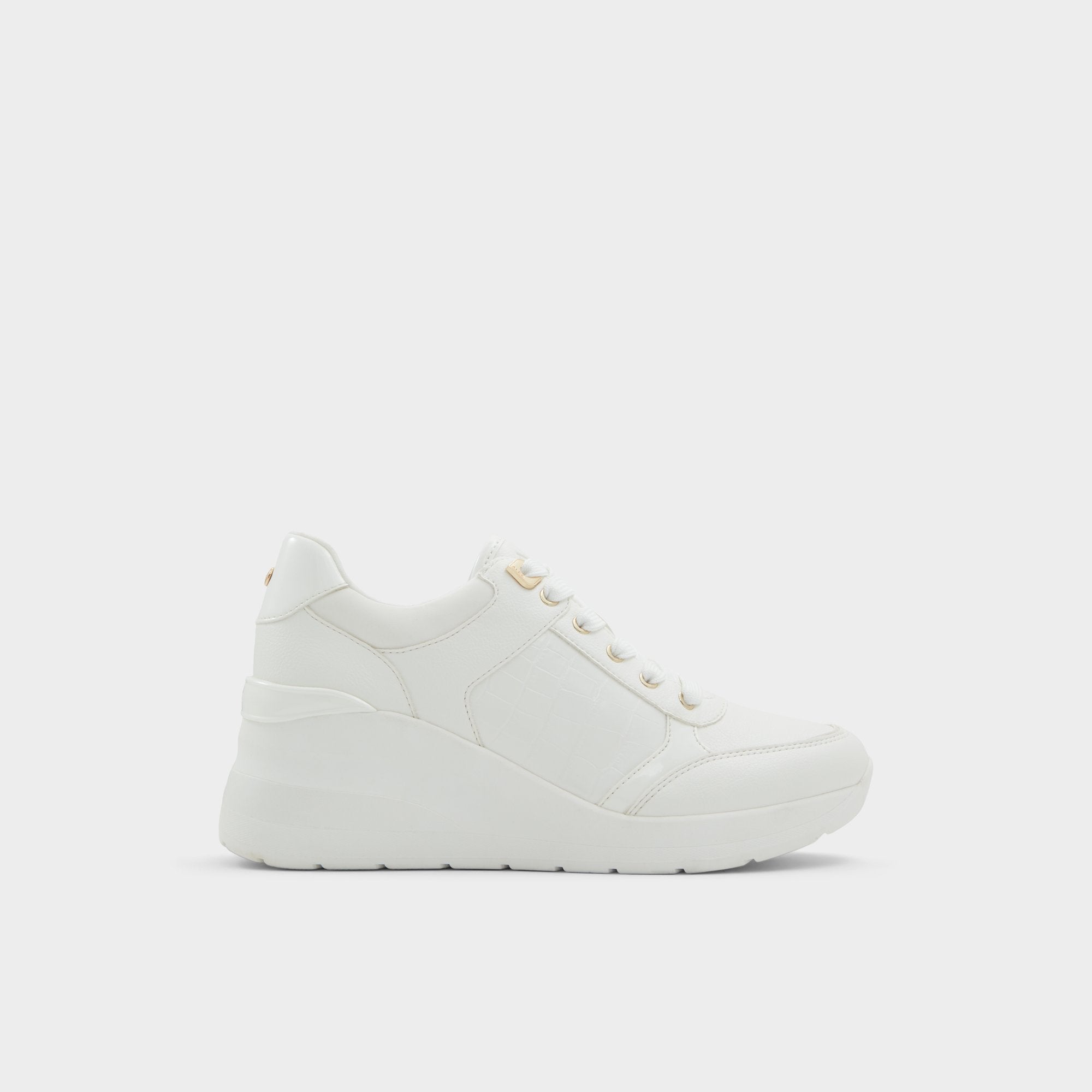 Aldo Iconistep White Overflow Women's Low top sneakers - Wedge sneaker, Wedge heel Women