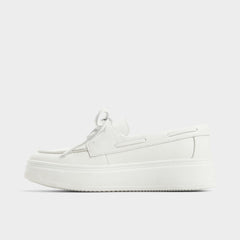 Aldo Wildbreeze Open White Women's Slip on sneakers - Boat shoe, Platform Women