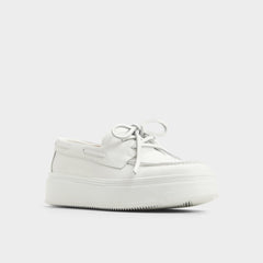 Aldo Wildbreeze Open White Women's Slip on sneakers - Boat shoe, Platform Women