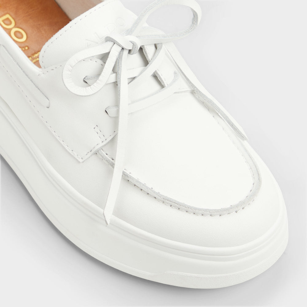 Aldo Wildbreeze Open White Women's Slip on sneakers - Boat shoe, Platform Women