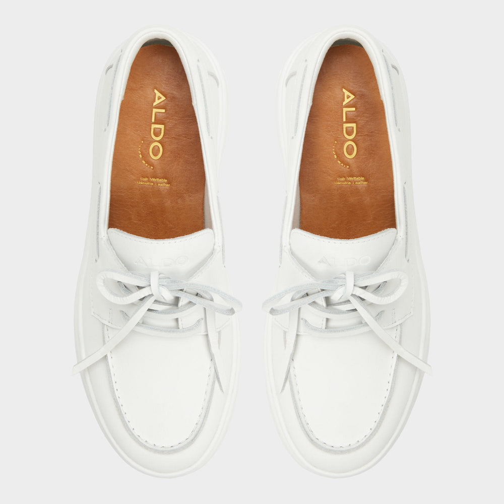Aldo Wildbreeze Open White Women's Slip on sneakers - Boat shoe, Platform Women