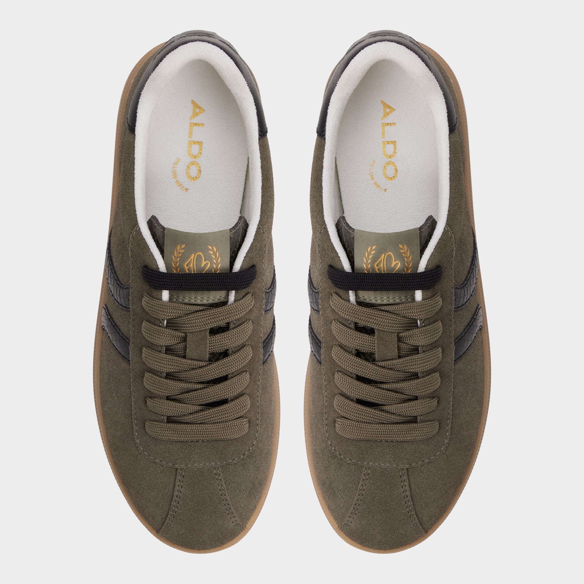 Aldo Chicsneaker in Olive - Low top sneaker, Cup sole Women