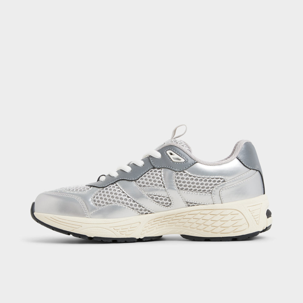 Aldo Pillowsnkr in L Silver - Jogger sneaker Women