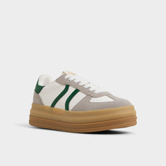 Aldo Elabrintar White Combo Women's Low top sneakers - Low top sneaker, Platform Women