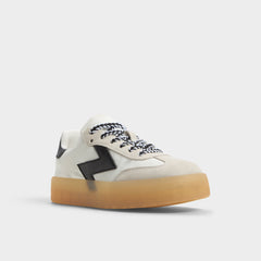 Aldo Retrostep White/Black Women's Low top sneakers - Low top sneaker, Jogger sole Women
