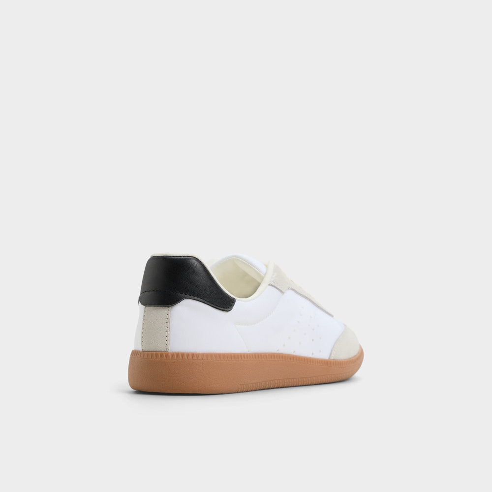 Aldo Clubstyle White/Black Women's Low top sneakers - Jogger sneaker, Jogger sole Women