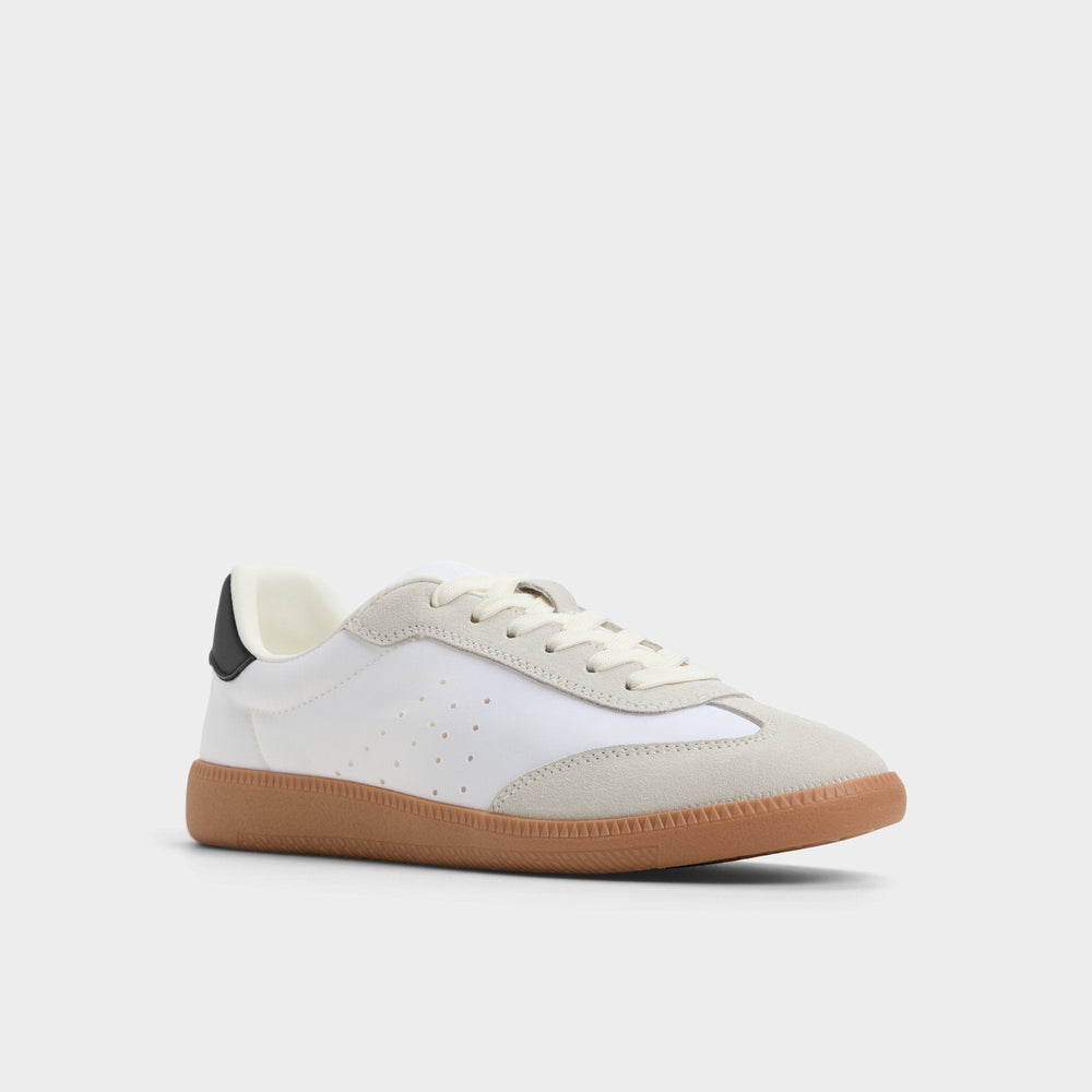 Aldo Clubstyle White/Black Women's Low top sneakers - Jogger sneaker, Jogger sole Women