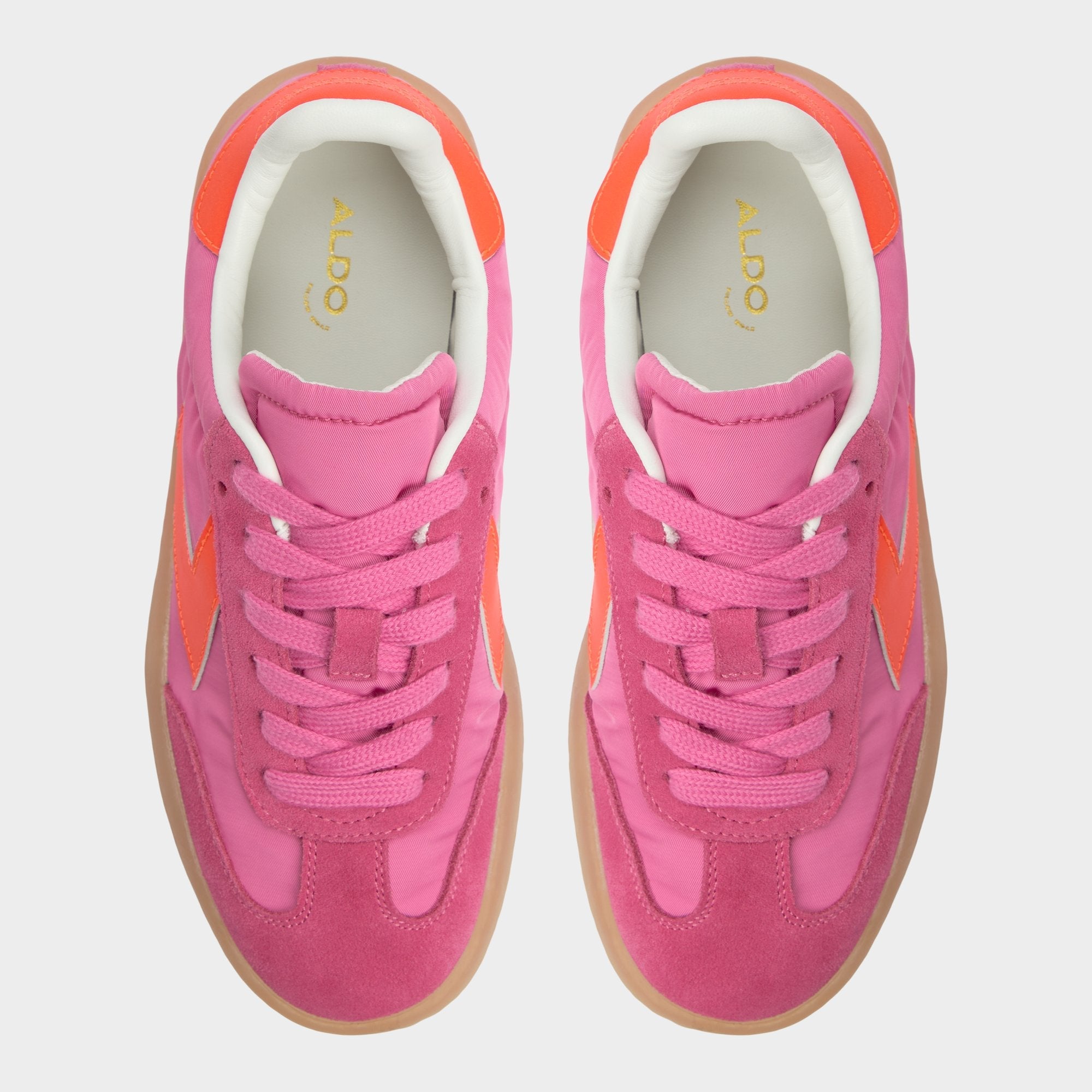 Aldo Retrostep Bright Pink Women's Low top sneakers - Low top sneaker, Jogger sole Women