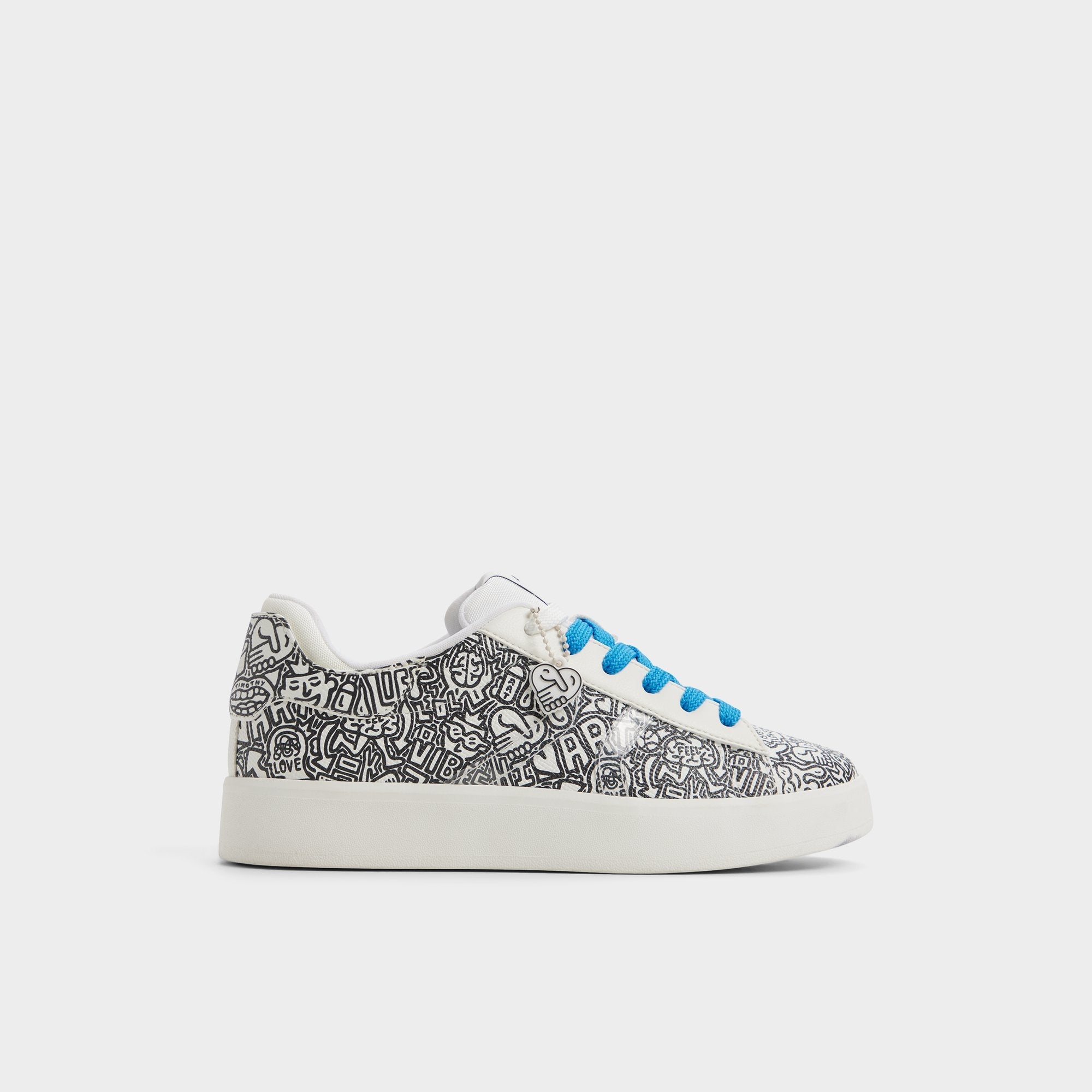 Aldo Timothy in Goodman White Black - Women's low top sneaker, Cup sole Women