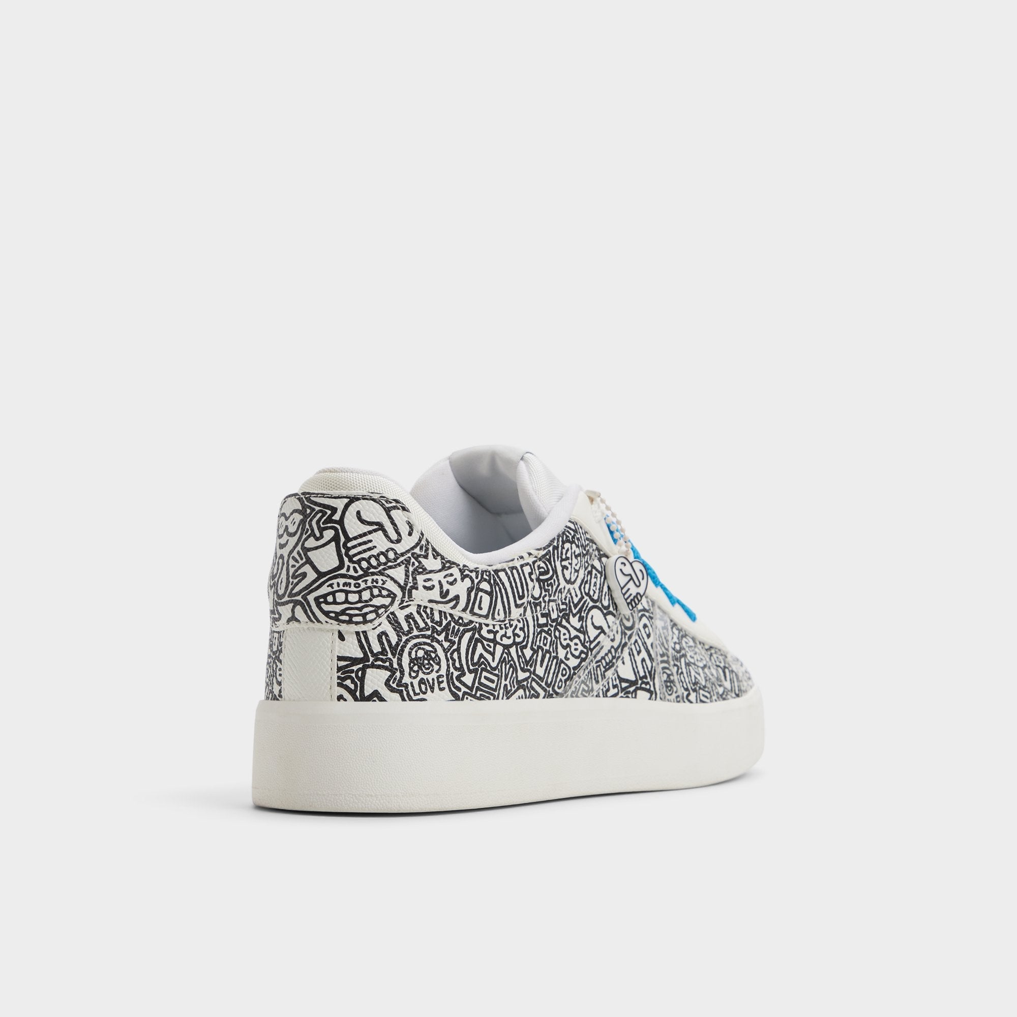 Aldo Timothy in Goodman White Black - Women's low top sneaker, Cup sole Women