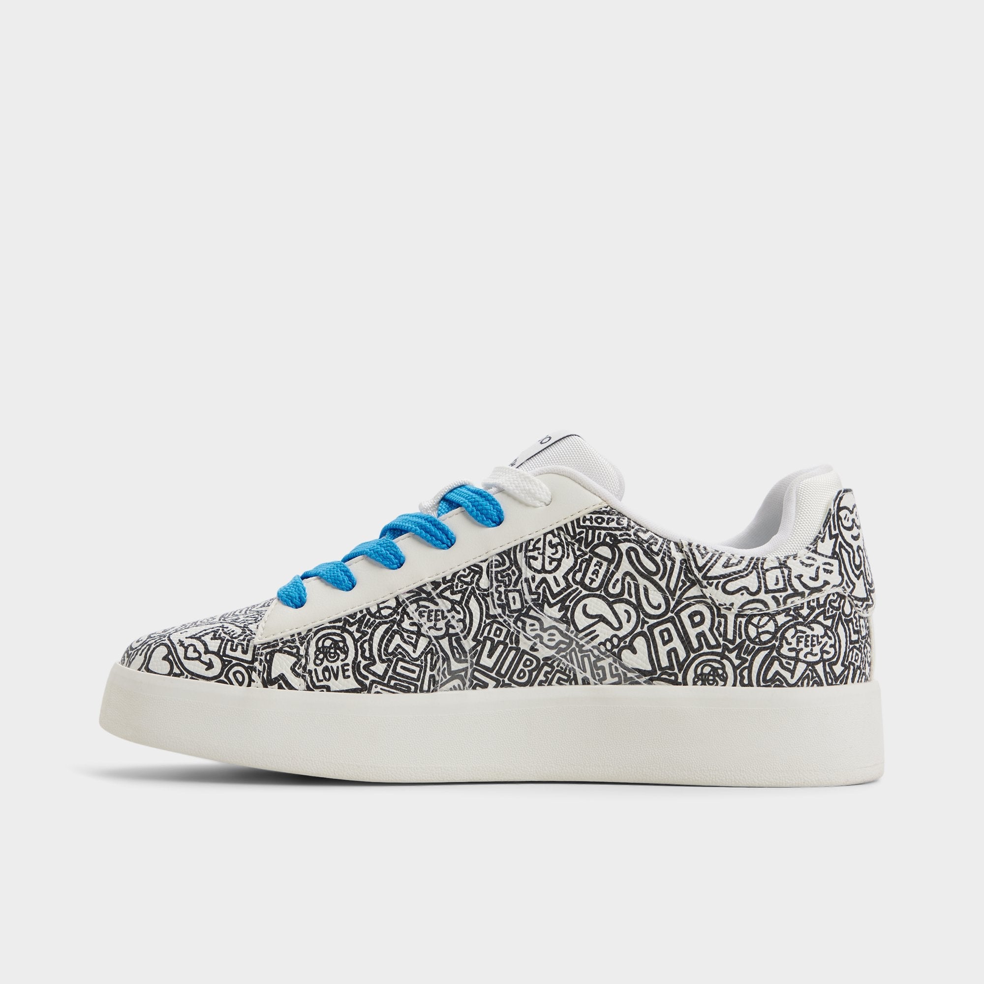 Aldo Timothy in Goodman White Black - Women's low top sneaker, Cup sole Women