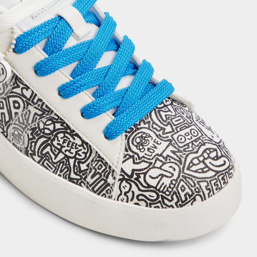 Aldo Timothy in Goodman White Black - Women's low top sneaker, Cup sole Women