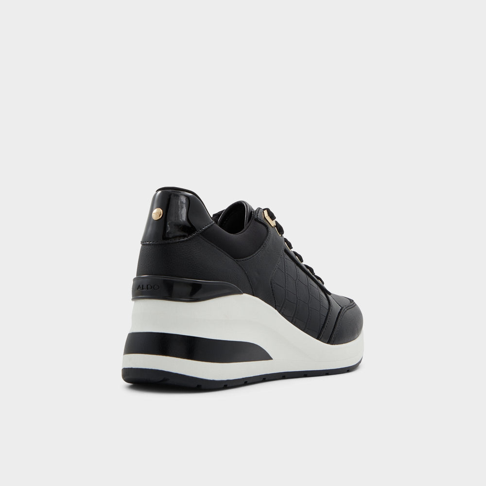 Aldo Iconistep Other Black Women's Platform and wedge sneakers - Wedge sneaker, Wedge heel Women