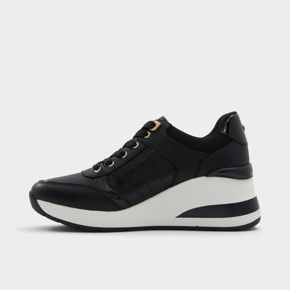 Aldo Iconistep Other Black Women's Platform and wedge sneakers - Wedge sneaker, Wedge heel Women