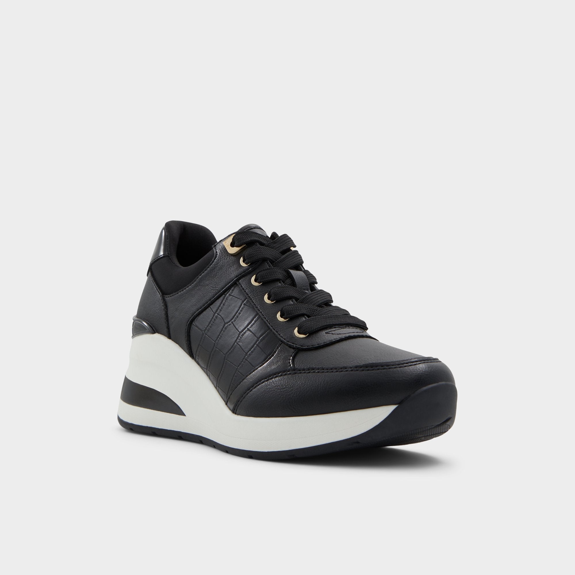 Aldo Iconistep Other Black Women's Platform and wedge sneakers - Wedge sneaker, Wedge heel Women