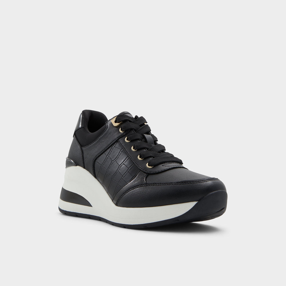 Aldo Iconistep Other Black Women's Platform and wedge sneakers - Wedge sneaker, Wedge heel Women