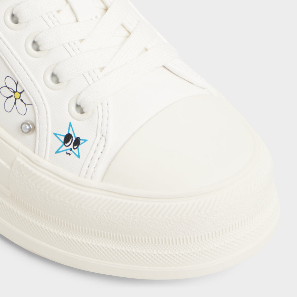 Aldo Rayes White/Multi Women's Low top sneakers - Sneaker, Platform Women