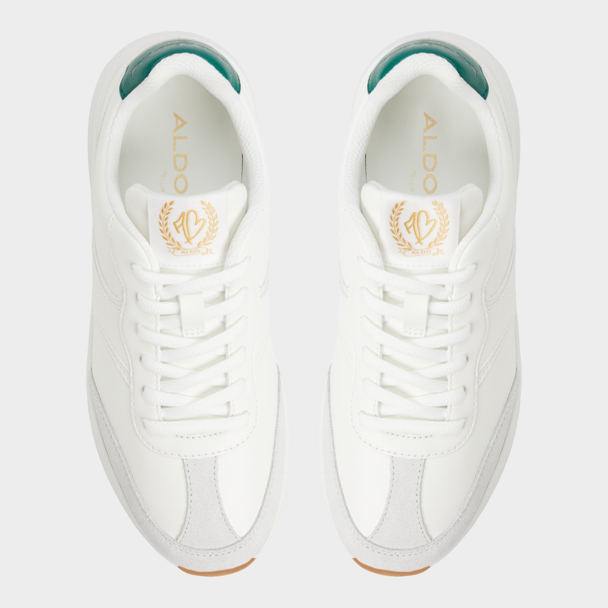 Aldo Clubchic White Combo Women's Athletic Sneakers - Jogger sneaker Women