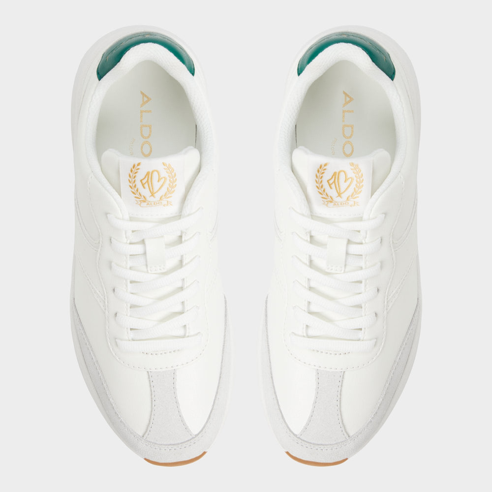 Aldo Clubchic White Combo Women's Athletic Sneakers - Jogger sneaker Women