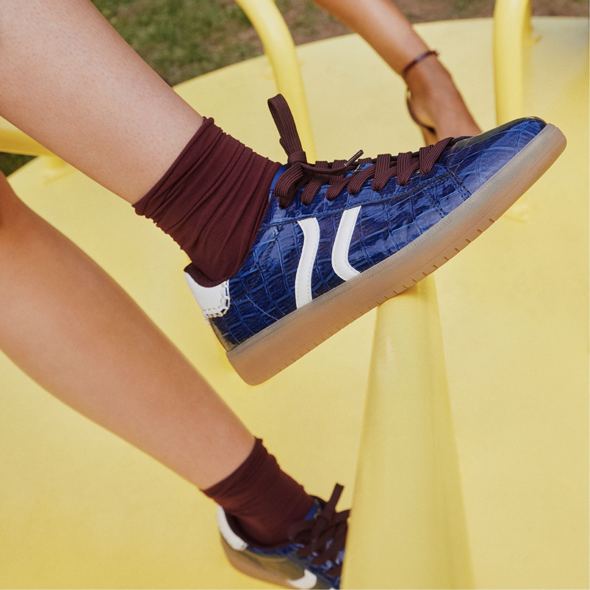 Aldo Chicsneaker2 Navy Women's Low top sneakers - Sneaker, Cup sole Women