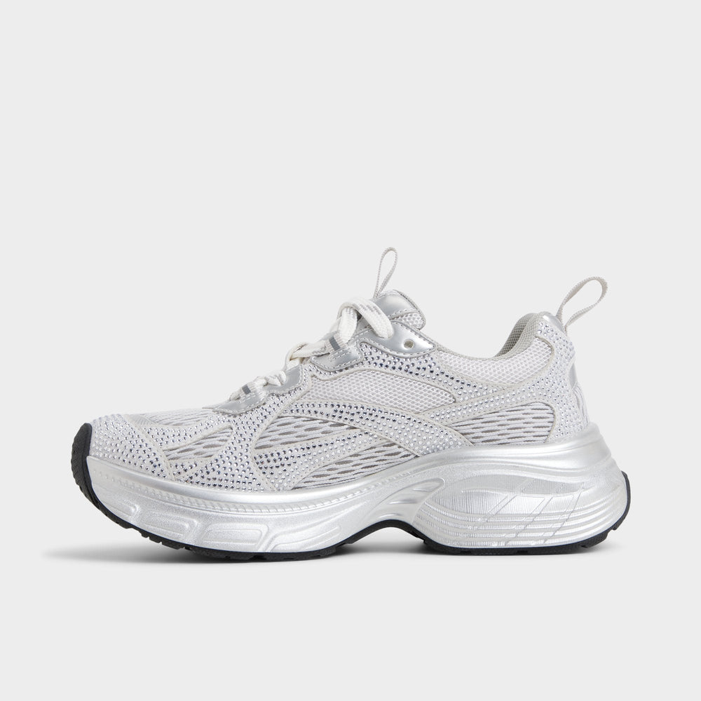 Aldo Powerplay in Silver - Jogger sneaker Women
