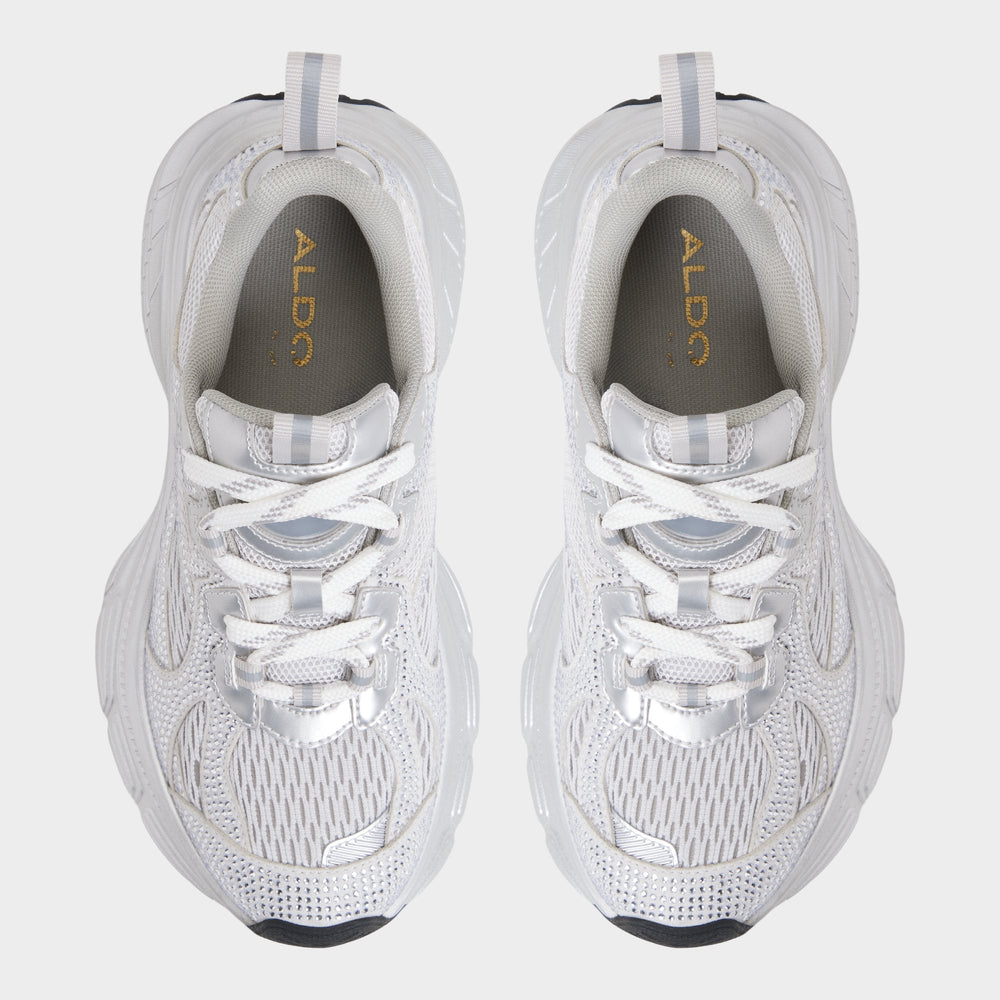 Aldo Powerplay in Silver - Jogger sneaker Women