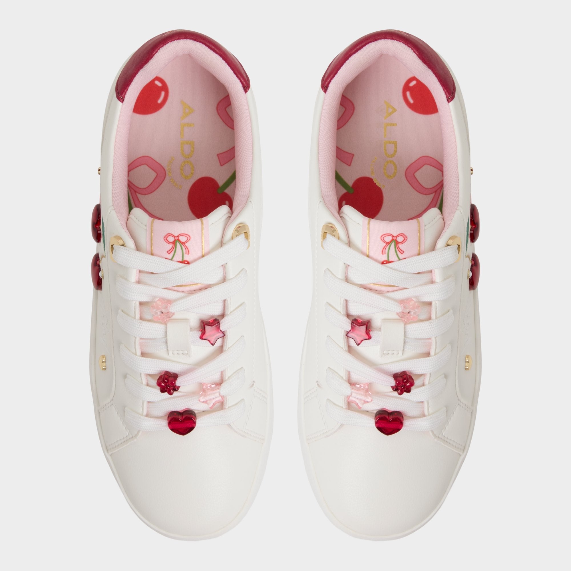 Aldo Cherrylove White Women's Low top sneakers - Low top sneaker, Platform Women