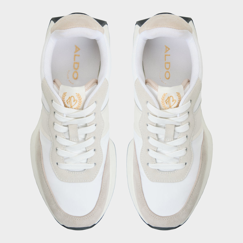 Aldo Proader White/Bone Women's Low top sneakers - Jogger sneaker Women