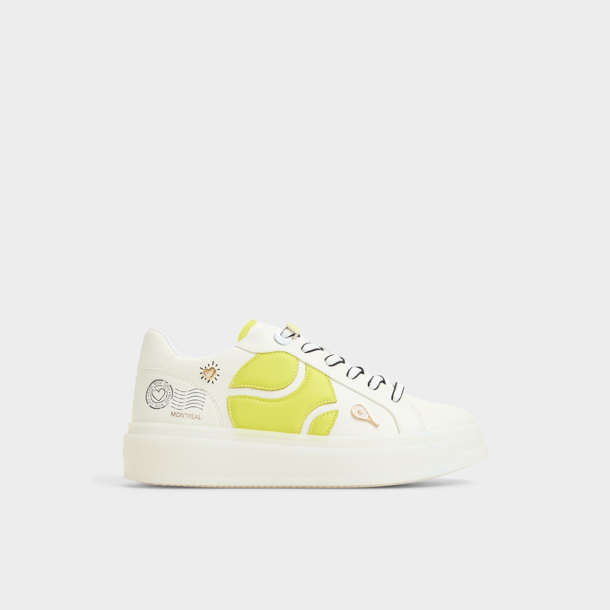 Aldo Clubchamp White Combo Women's Platform and wedge sneakers - Low top sneaker Women