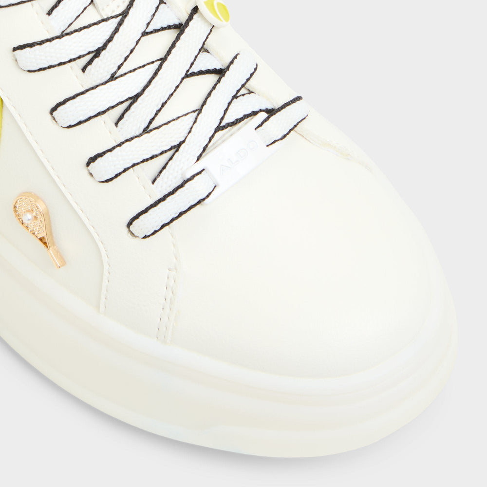 Aldo Clubchamp White Combo Women's Platform and wedge sneakers - Low top sneaker Women