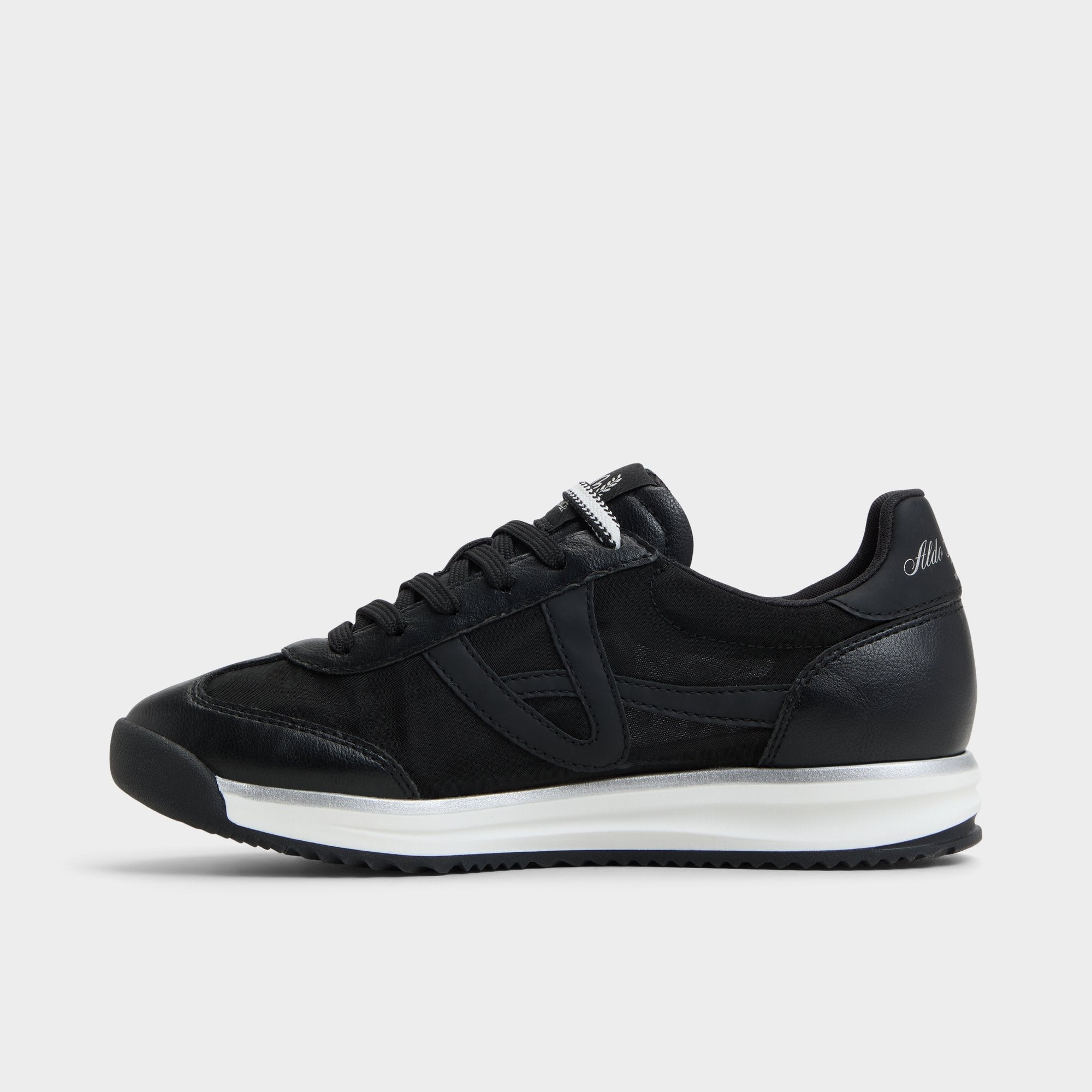 Aldo Stepcount Black Women's Low top sneakers - Jogger sneaker, Jogger sole Women